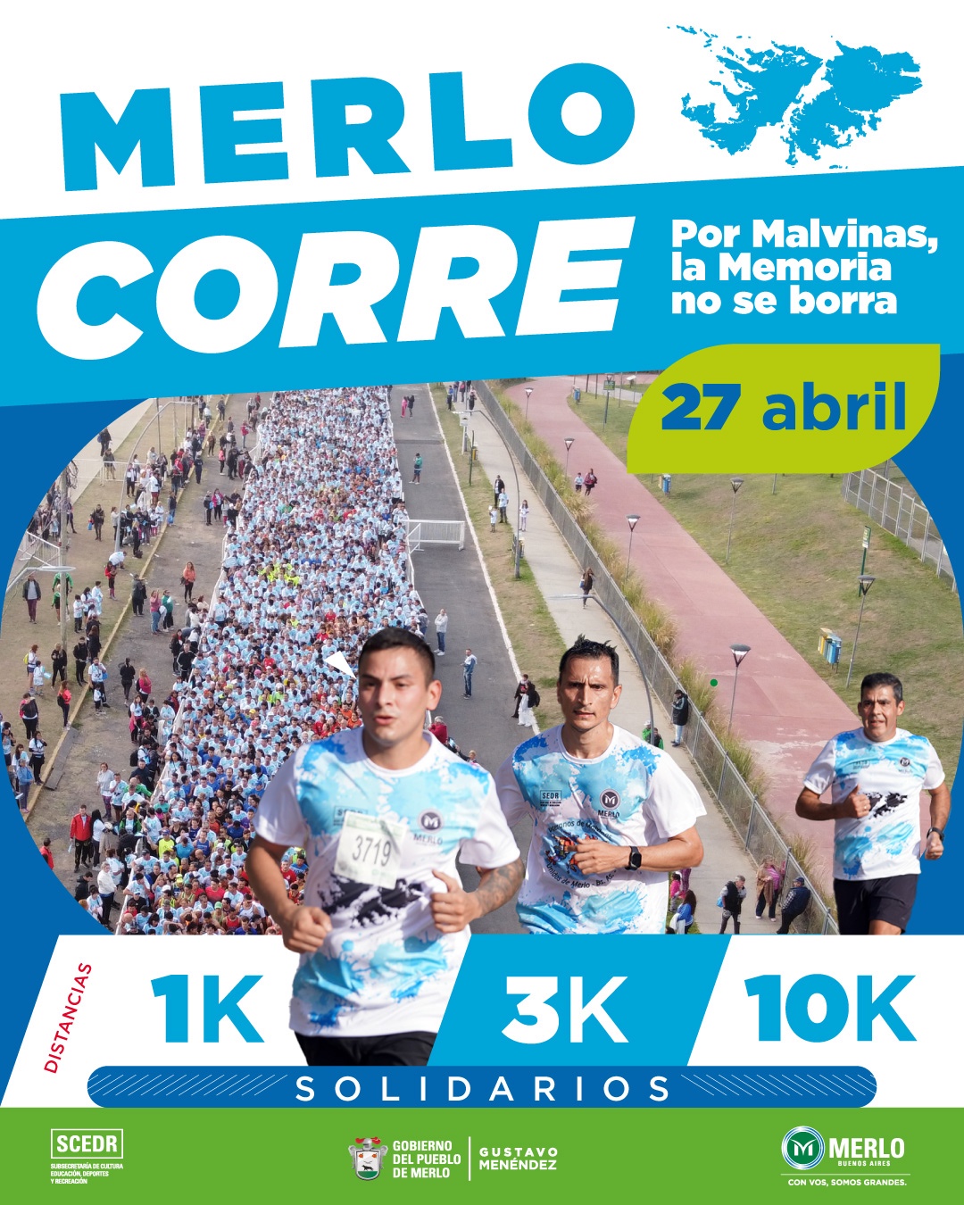 Corremos por Malvinas, la memoria no se borra